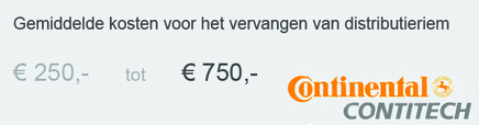 distributieriem vervangen kosten